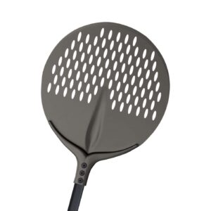 Pala para pizza perforada redonda Dura anodizada