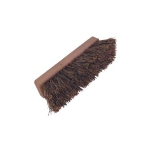 Cepillo de madera rectangular de repuesto, de 22,5 cm, con cerdas naturales.