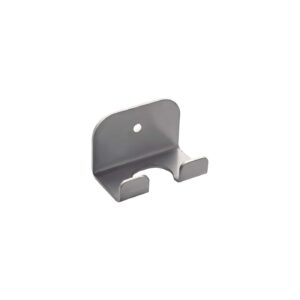 Soporte de pared para pala, fabricado en acero inoxidable 18/10. 1 plaza. Longitud: 6 cm.