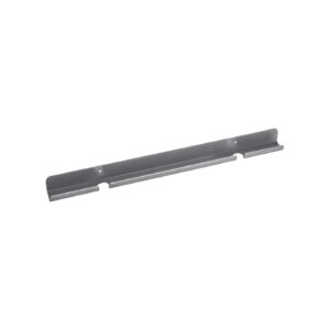 Soporte de pared para palas, fabricado en acero inoxidable 18/10. 2 plazas. Longitud: 50 cm.