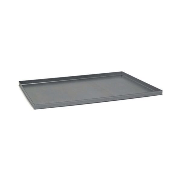 Molde rectangular para hornear de hierro aluminizado con paredes rectas