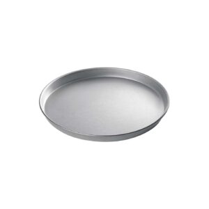 Bandeja redonda para hornear de hierro aluminizado con borde bajo