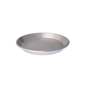 Molde redondo de aluminio para hornear con borde bajo