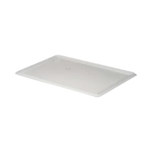 Tapa de polietileno blanco apto para uso alimentario para cajas de pizza. 60×40 cm.