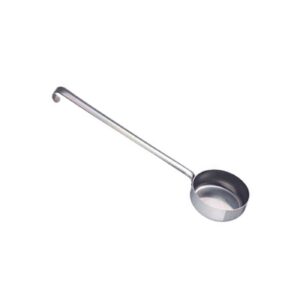Cucharón para pizza de acero inoxidable 18/10. 34 x Ø9 cm. 20 cl