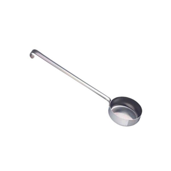 Cucharón para pizza de acero inoxidable 18/10. 34 x Ø9 cm. 20 cl