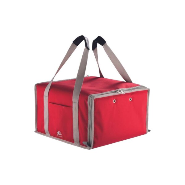 Bolsa térmica de nailon para pizzas. 4/5 cajas. 35x35x22 cm.