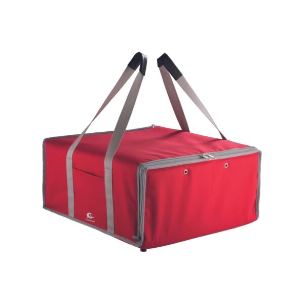 Bolsa térmica de nailon para pizzas. 4/5 cajas. 47x47x22 cm.